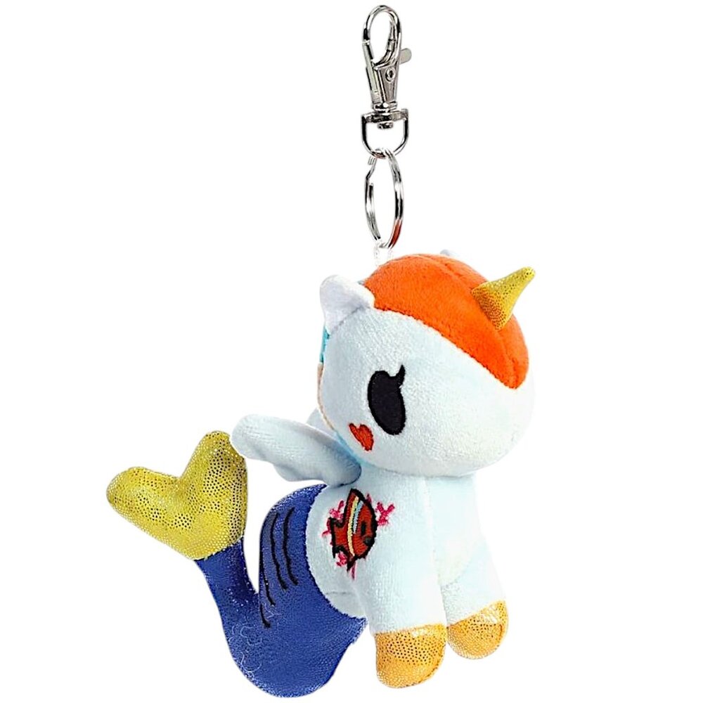 Aurora World Tokidoki Mermicorno 4.5" Plush Clip-On Figure, Series 5 - Acquaria